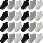 BabyGrip – 24-pack halkfria strumpor för småbarn