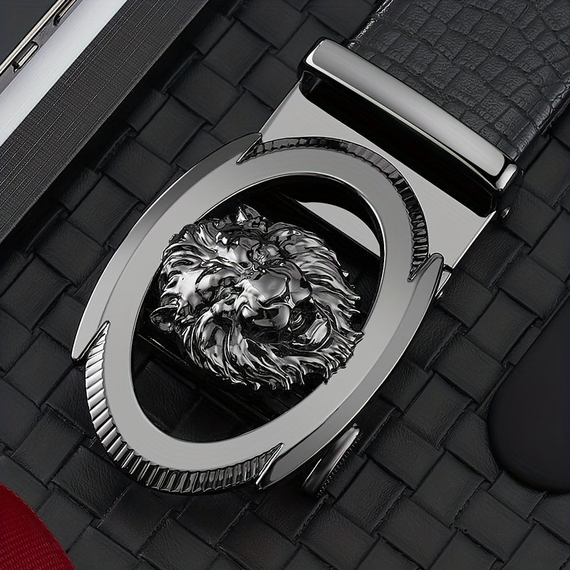 Lejonbältet – Automatisk Spänne för Män