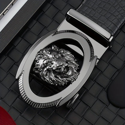 Lejonbältet – Automatisk Spänne för Män