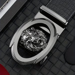 Lejonbältet – Automatisk Spänne för Män