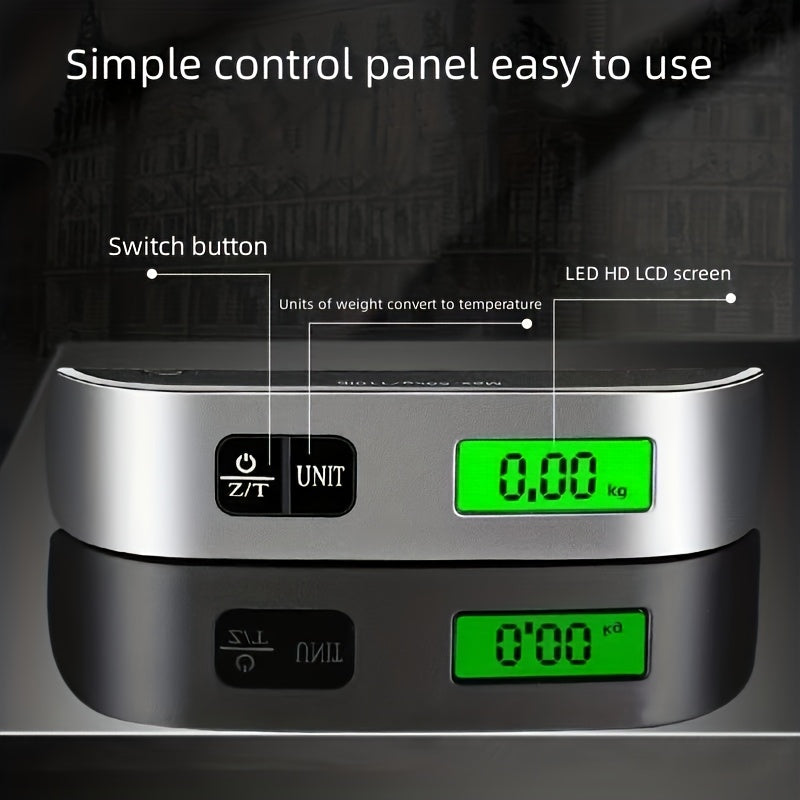 Digital Resvåg – Portabel Bagagevåg med LCD-display (50kg)