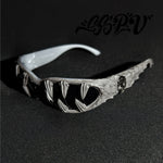 Motebriller - amerikansk stil med harpiksdekorasjon