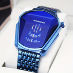 Klocka Fredrik (herrklocka i stål med stor urtavla & sportig design)