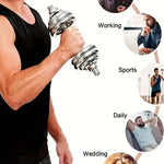 Svett Tank™ – Reflekterande Ärmlös Träningstopp för Män