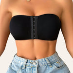 BH utan axelband – sömlös dam-bh med framknäppning