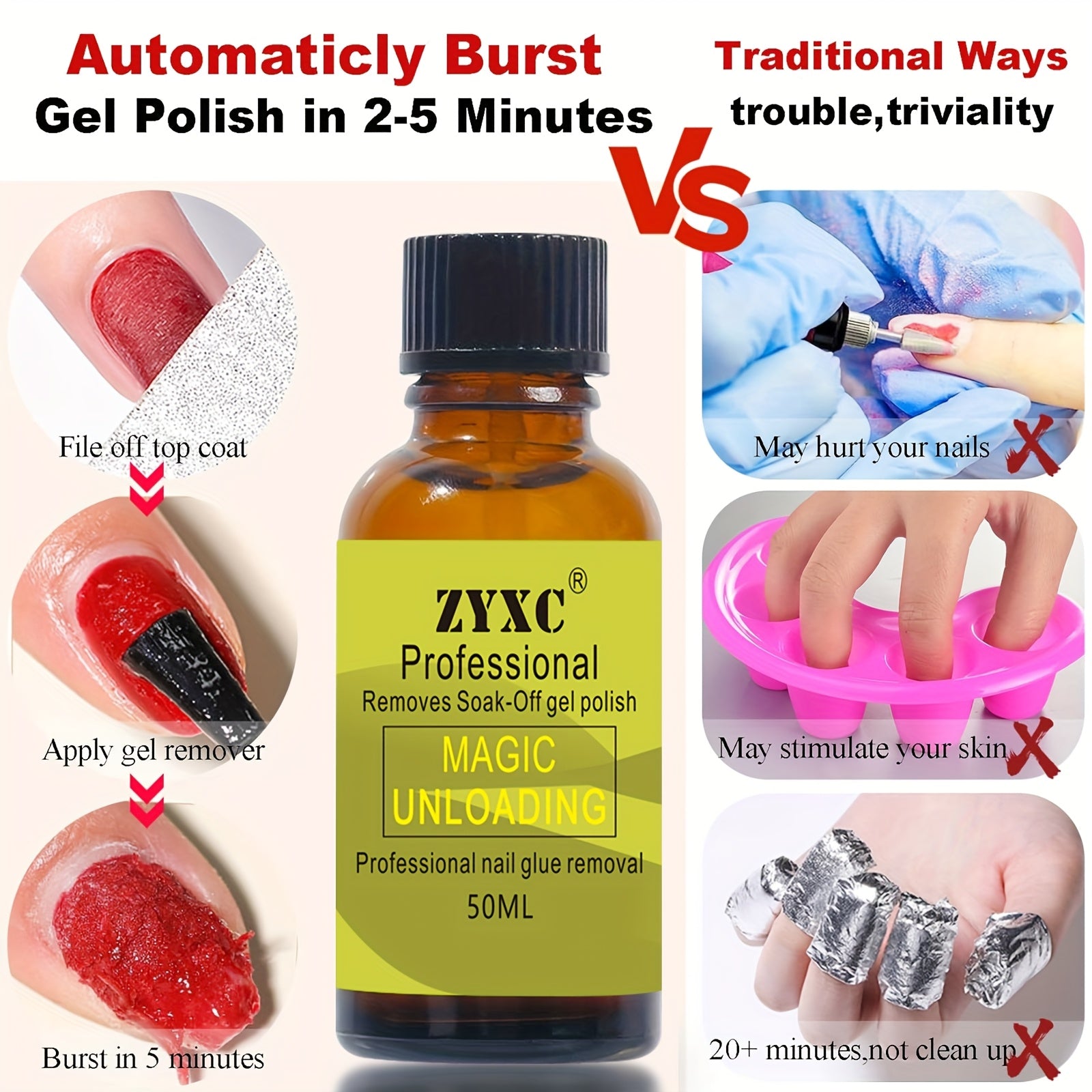 SnabbRemover – Ta bort gel-lack på 2–5 minuter