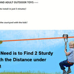 Zipline Set i Polyester för Barn och Vuxna