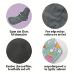 TygBindor™ – 7-Pack Tygbindor i Bambu + Förvaringspåse