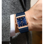 Klocka Henrik (herrklocka med meshband i stilren design)