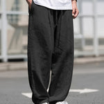 White Comfort Pants™ – Miesten kesähousut joustavalla vyötäröllä