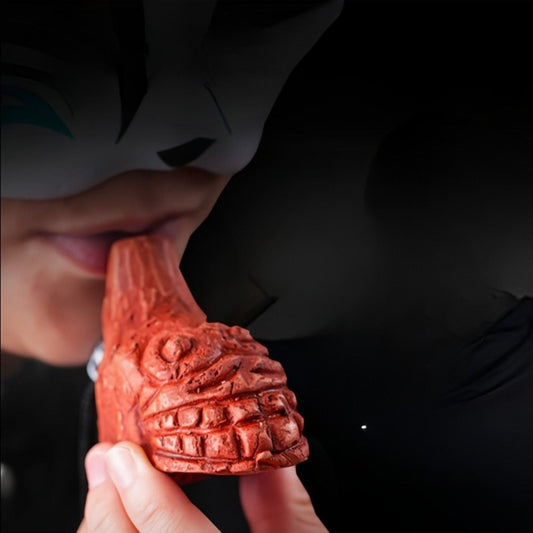 Högljudd Aztekisk Dödsvissla för Överlevnad och Fest