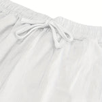 White Comfort Pants™ – Miesten kesähousut joustavalla vyötäröllä