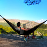 Extra Stor Camping Hängmatta – 3x2 m med Tillbehör