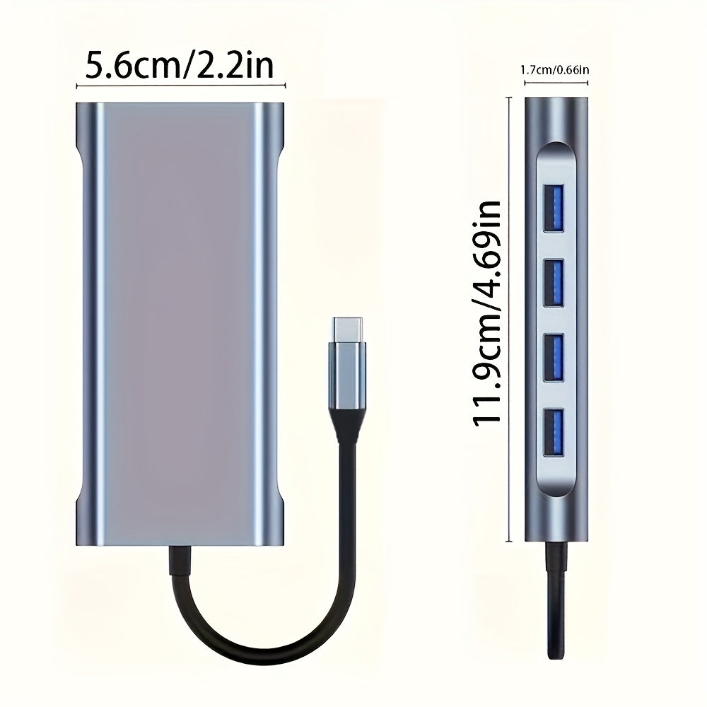 Dock11 – 11-i-1 USB-C-Hub för Laptop, Skärm och alla enheter