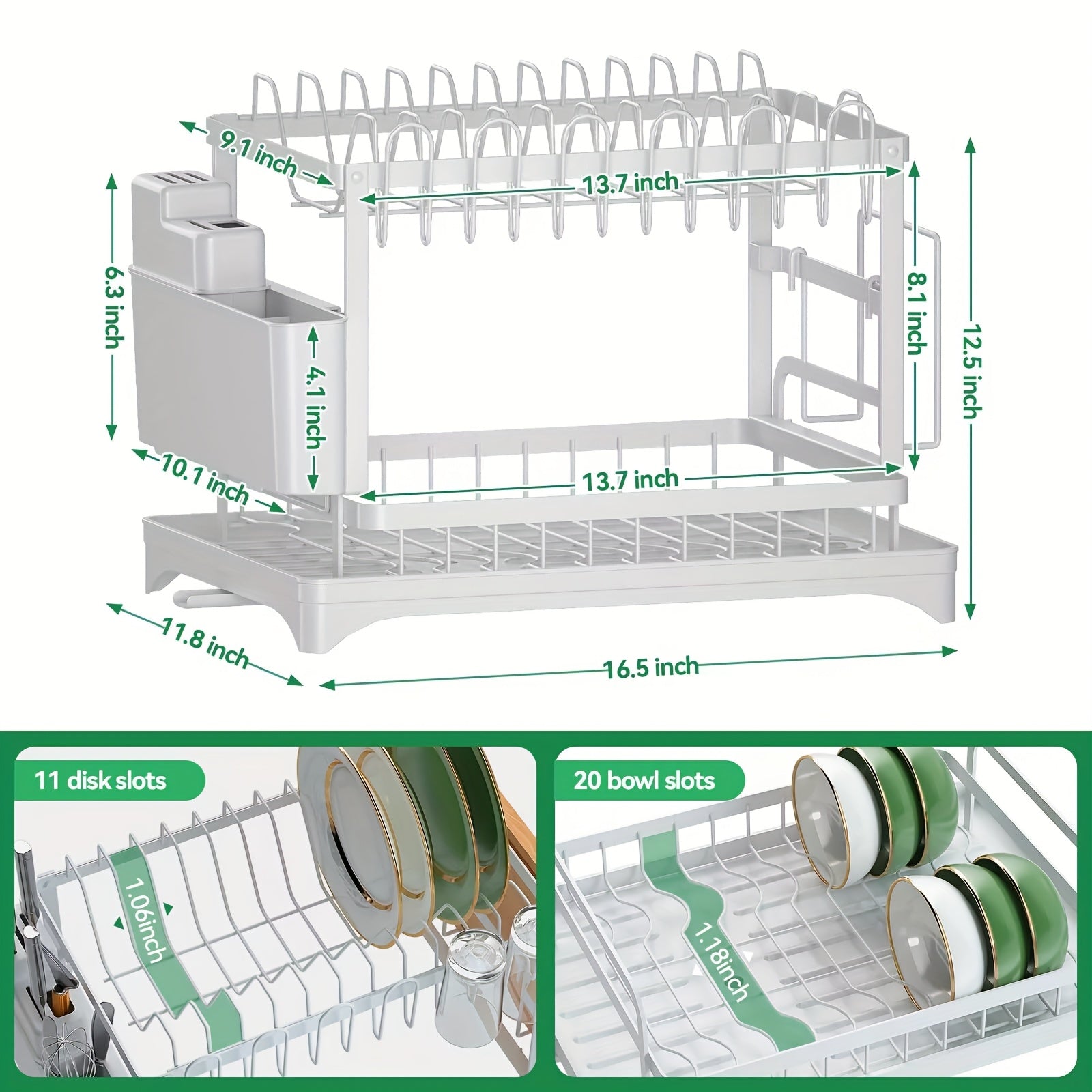 Diskställ 2-vånings