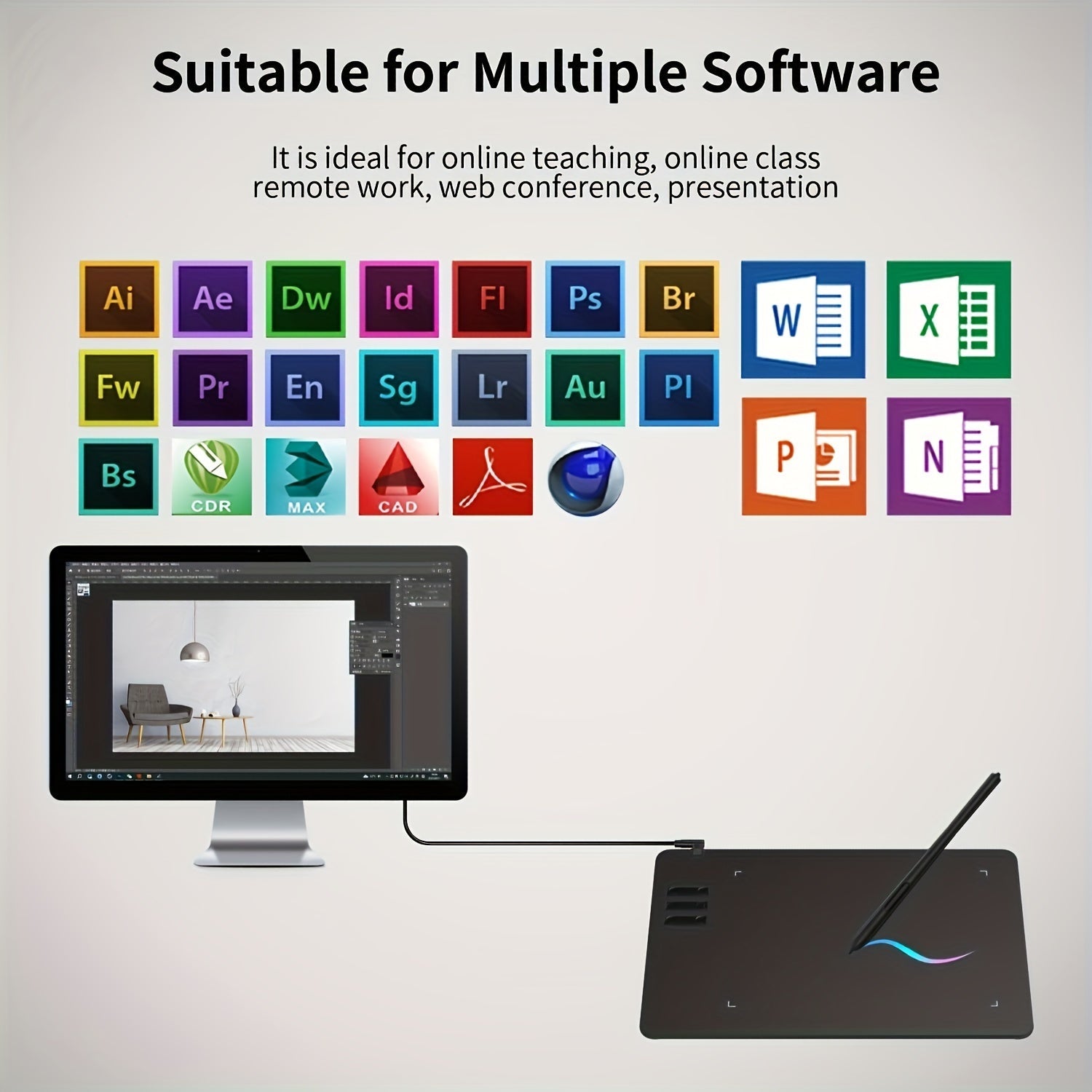 MiniRit – Kompakt ritplatta med penna (batterifri)