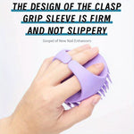 4-pakning silikon kroppsbørster, håndtak, myke