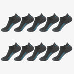 10-pack Låga Sportstrumpor – Unisex & Andas