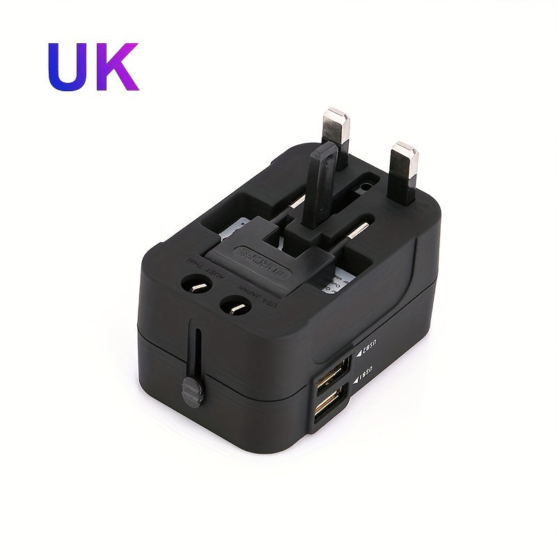 Universell reseadapter – väggladdare med USB för EU/UK/USA/AUS