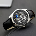 Klocka Rasmus (automatisk herrklocka med skelett-urtavla & tourbillon-inspirerad design)