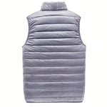 Lättviktsjacka herr – ståkrage & zip-up design för vår/höst