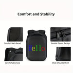 LED-Ryggsäck med Fullfärgsdisplay, Programmerbar