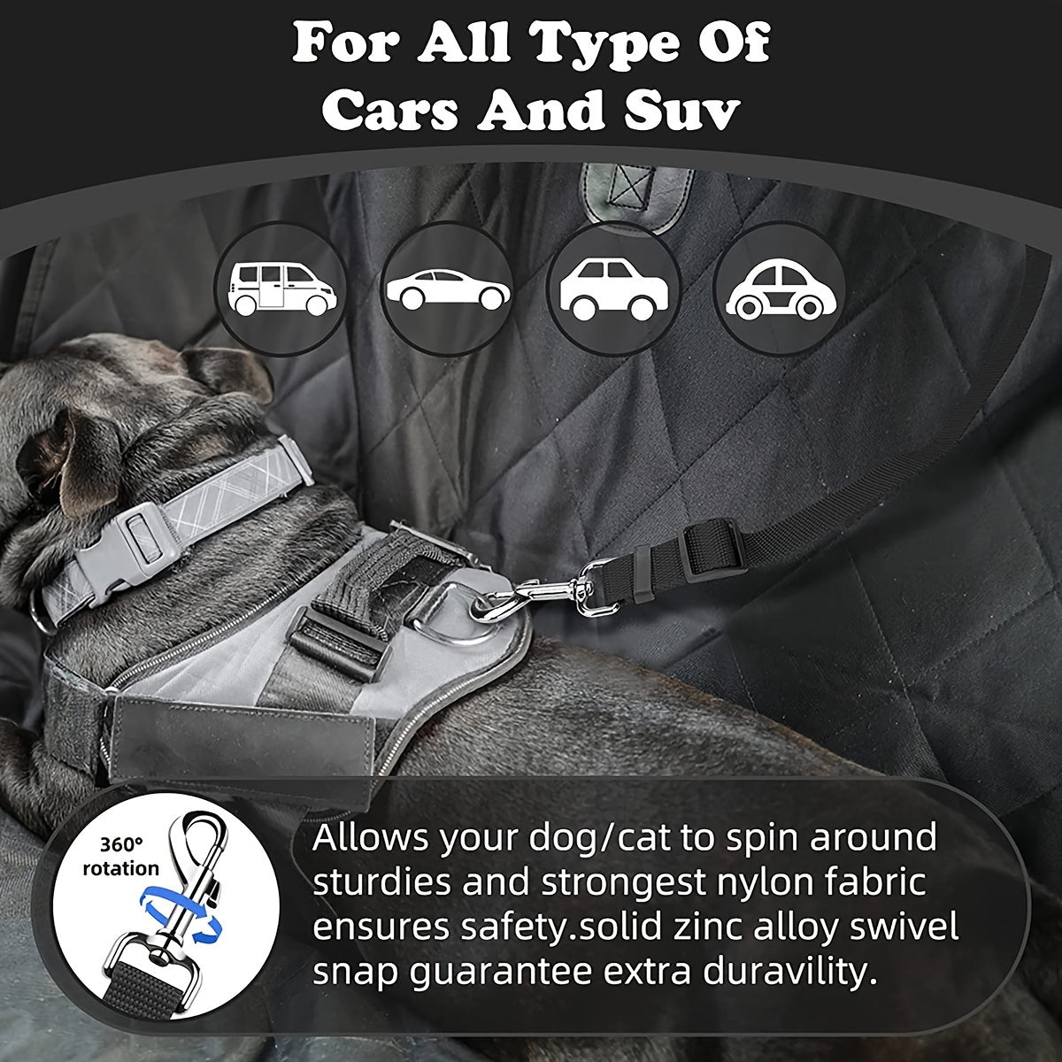 Koiran turvavyö auton turvallisuuteen