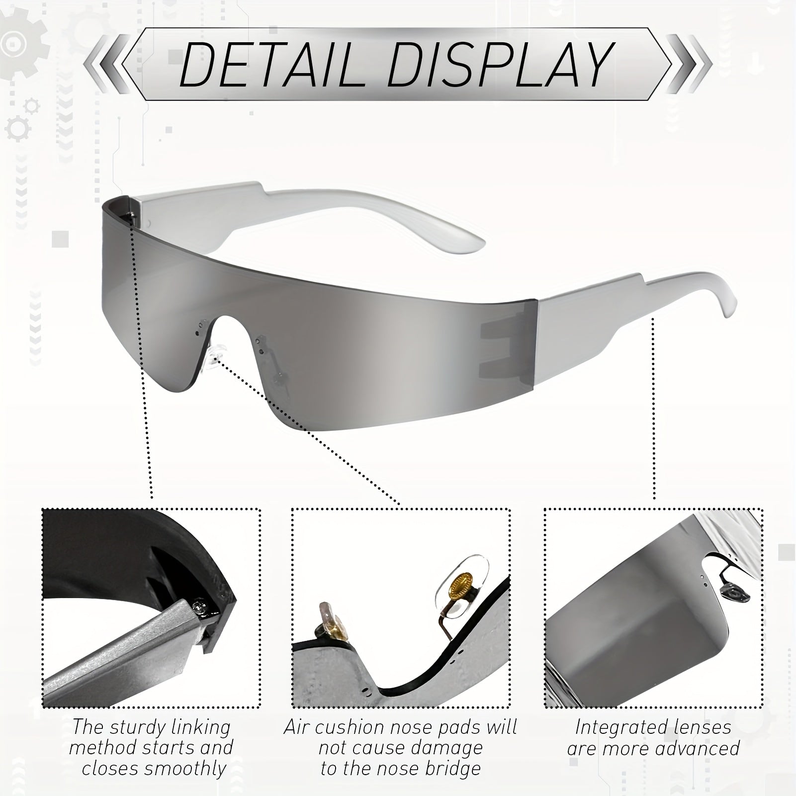 Futuristiska glasögon – techno & alien design