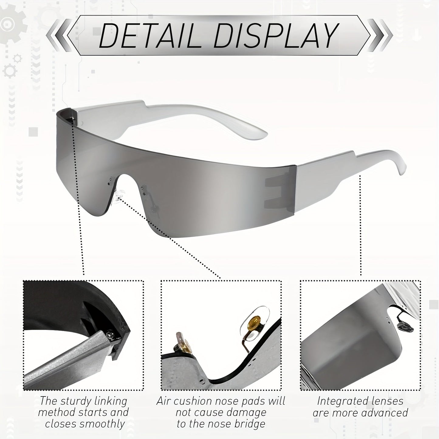 Futuristiska glasögon – techno & alien design