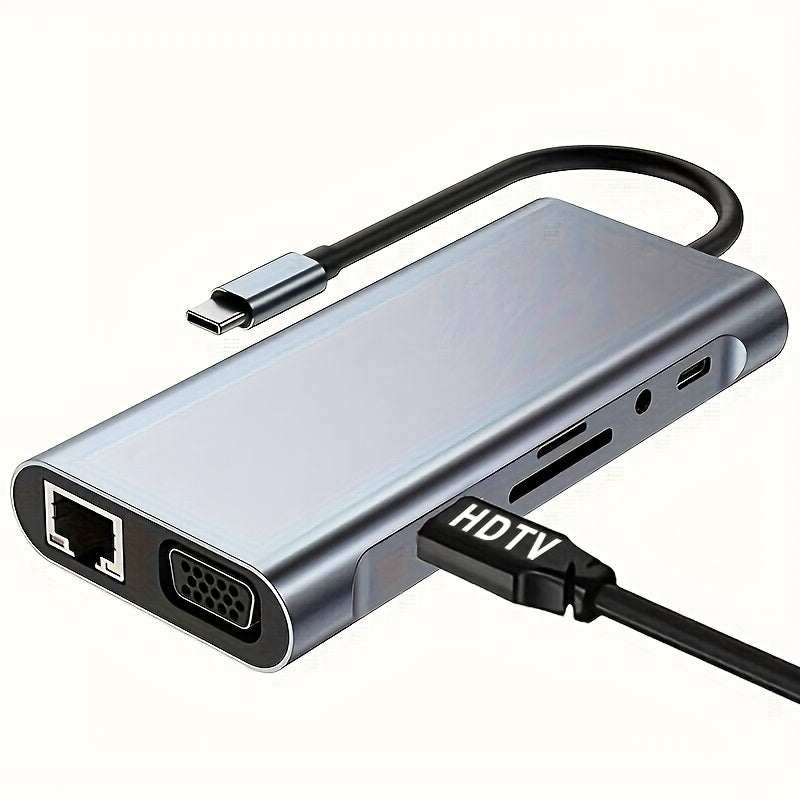 Dock11 – 11-i-1 USB-C-Hub för Laptop, Skärm och alla enheter