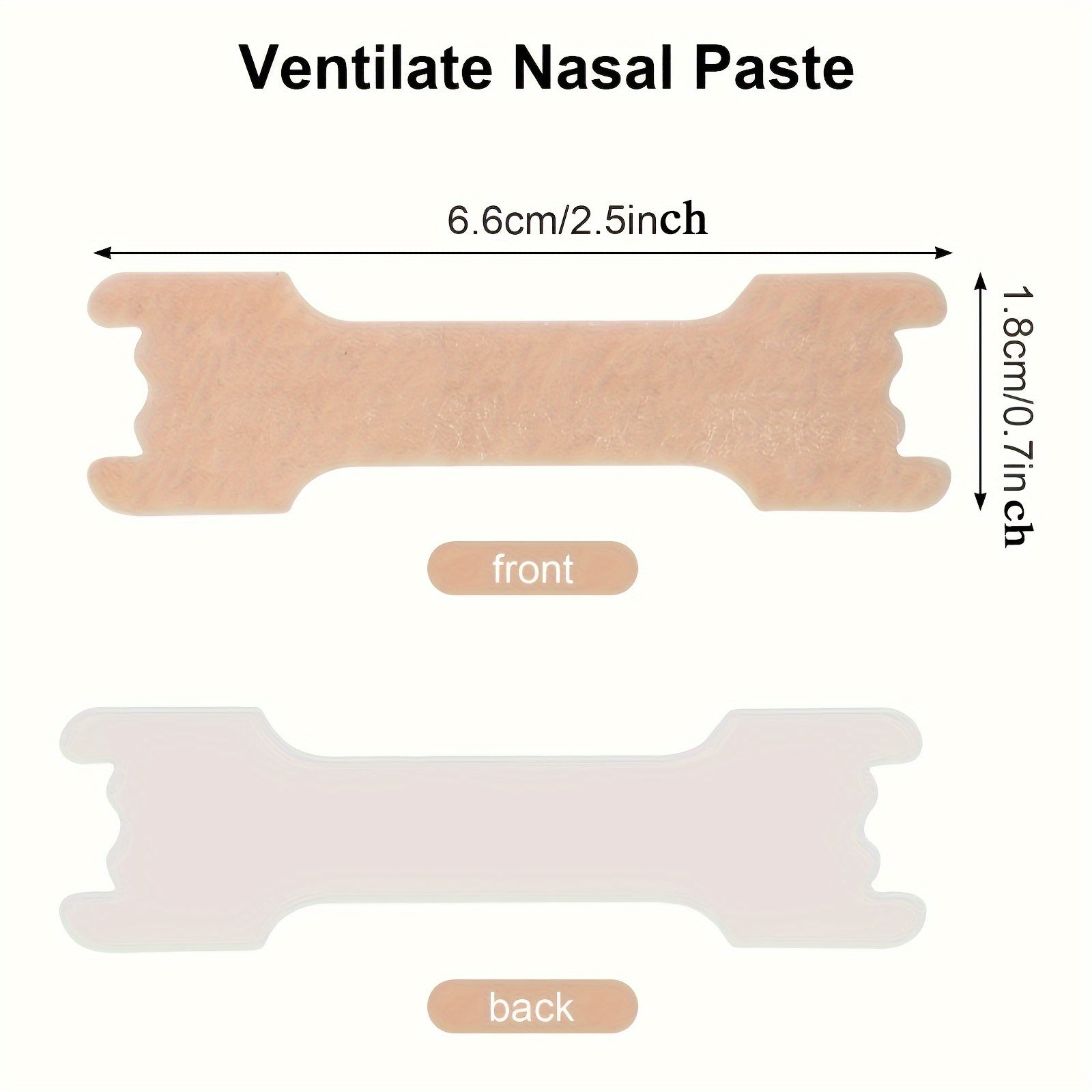 Näsplåster™ – 70-200-pack Återanvändbara Näsremsor