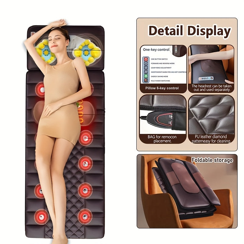 MassageMadrassen™ – Kokovartalohieronta lämmöllä ja tärinällä