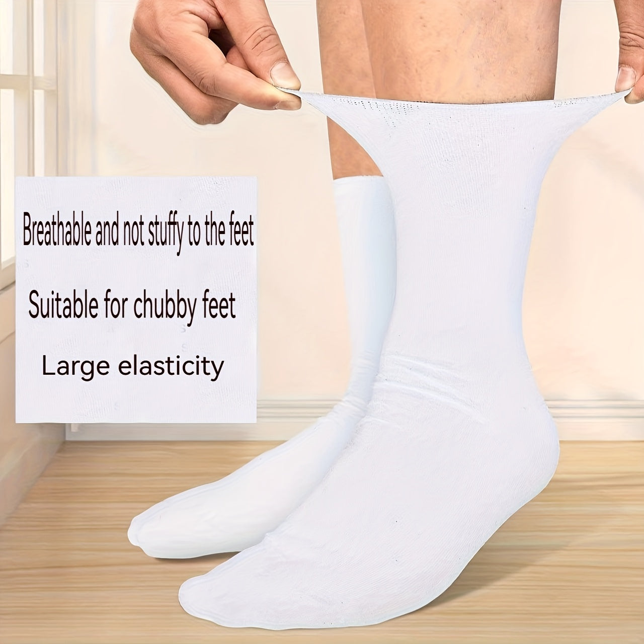 SeniorVän – 10 par diabetikerstrumpor utan tryck