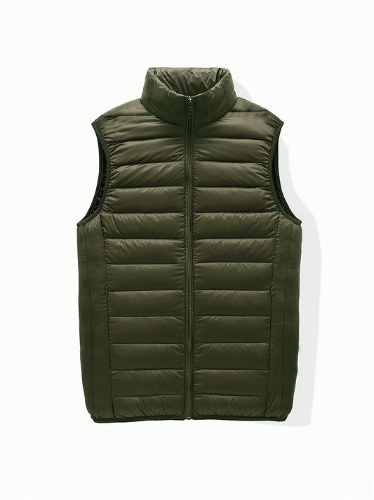 Lättviktsjacka herr – ståkrage & zip-up design för vår/höst