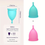 MensKopp™ Duo – Mjuk & Säker Menskopp i 2 Storlekar (12h Skydd)