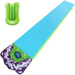 Kjempestor oppblåsbar vannsklie – blå