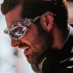 Y2K glasögon – retro hiphop festglasögon