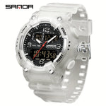 Klocka Tobias (digital herrklocka med dubbeltid, alarm & vattenskydd 50 m)