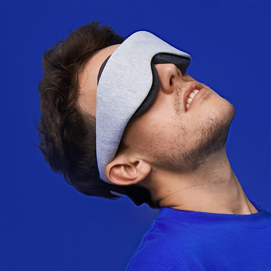 Kolsvart - Sovmask med justerbara ögonkoppar