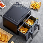 DubblaFritös™ – 9L Luftfritös med Touch och Timer