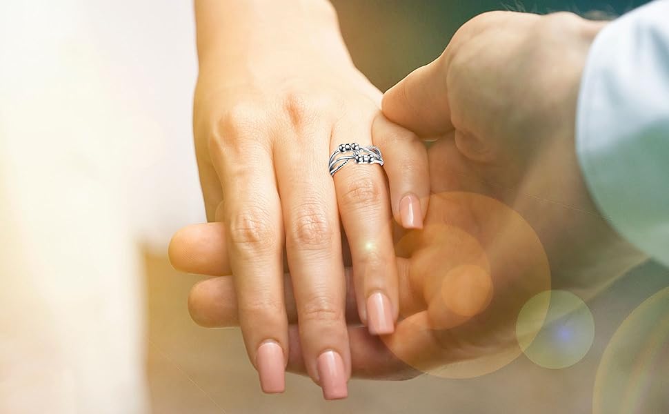 Snurrpärla ring – mot oro