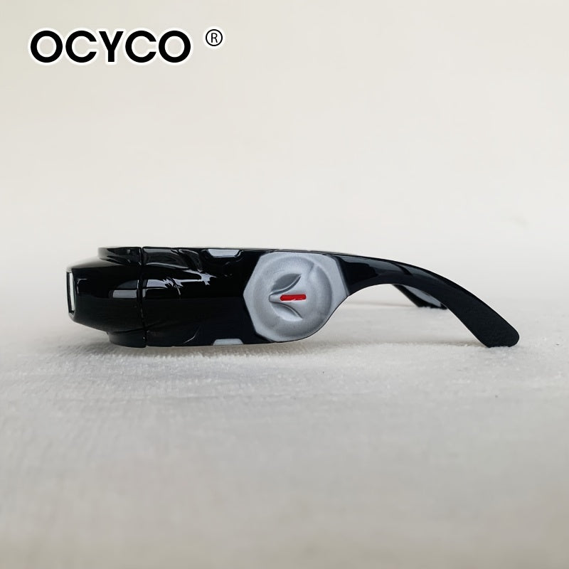 Punk Y2K glasögon – trendiga unisex party & cosplay