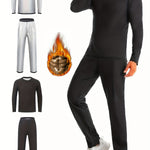 Svett Set™ – 2-delat Träningsset med Långärmat & Byxor