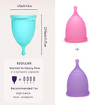 MensKopp™ Duo – Mjuk & Säker Menskopp i 2 Storlekar (12h Skydd)