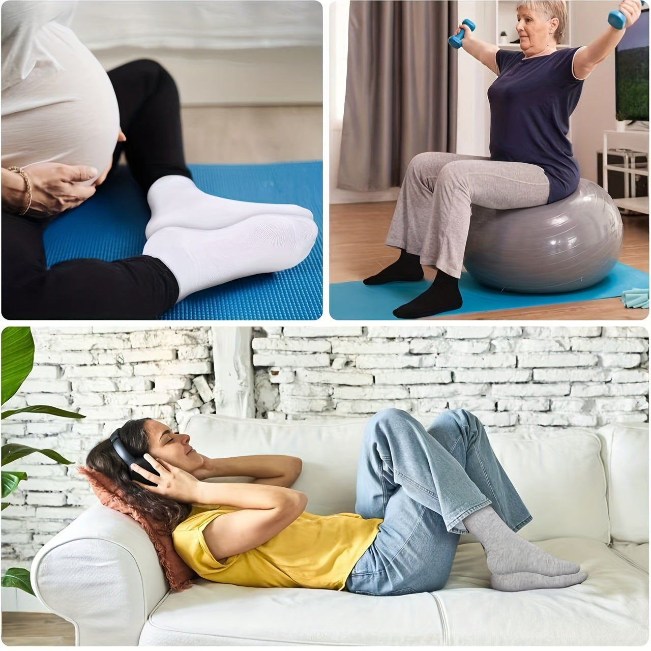 SeniorVän – 10 par diabetikerstrumpor utan tryck