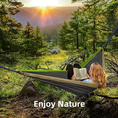 Extra Stor Camping Hängmatta – 3x2 m med Tillbehör