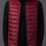 Herrväst ståkrage – lätt väst för vår & höst