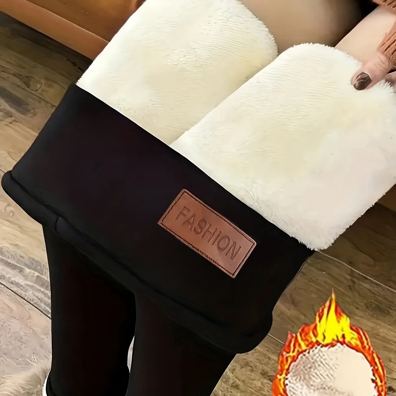 VärmeLeggings™ – Fodrade Hög Midja