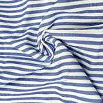 Randig sommarklänning dam – A-linje med fickor