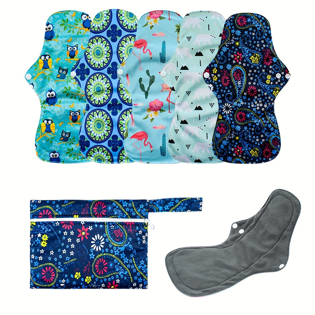 TygBindor™ – 7-Pack Tygbindor i Bambu + Förvaringspåse